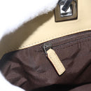 GUCCI GG Canvas Tote Bag Beige Silver 31244 Auth 160494-18