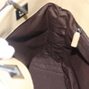 GUCCI GG Canvas Tote Bag Beige Silver 31244 Auth 160494-20