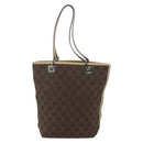 GUCCI GG Canvas Tote Bag Beige Silver 31244 Auth 160494-2