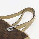 GUCCI GG Canvas Tote Bag Beige Silver 31244 Auth 160494-8