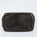 GUCCI Bamboo Shoulder Bag Nylon Khaki Silver 000 0531 Auth 160496-9