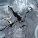 GUCCI Bamboe Handtas Suède Leer 2-weg Zwart Goud 0013754 Origineel 160497-19