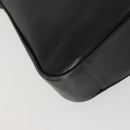 GUCCI Bamboo Hand Bag Leather 2way Black Gold 001 2123 1638 Auth 160499-16