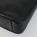 GUCCI Bamboo Hand Bag Leather 2way Black Gold 001 2123 1638 Auth 160499-17