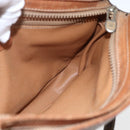 CELINE Macadam Canvas Tote Bag PVC Leather Brown Gold Auth 160508-17