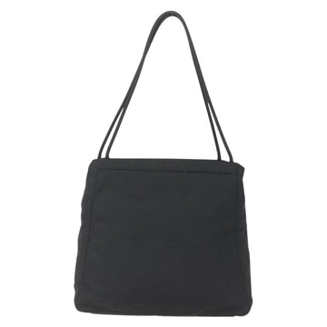 PRADA Tote Bag Nylon Black Silver Auth 160513 - 0