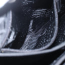 PRADA Tote Bag Nylon Black Silver Auth 160513-21