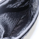 PRADA Tote Bag Nylon Black Silver Auth 160513-22