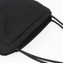 PRADA Tote Bag Nylon Black Silver Auth 160513-6