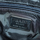 PRADA Sports Shoulder Bag Nylon Black Silver Auth 160515-21