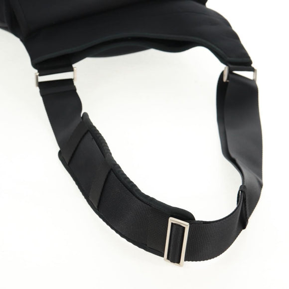 PRADA Sports Shoulder Bag Nylon Black Silver Auth 160515