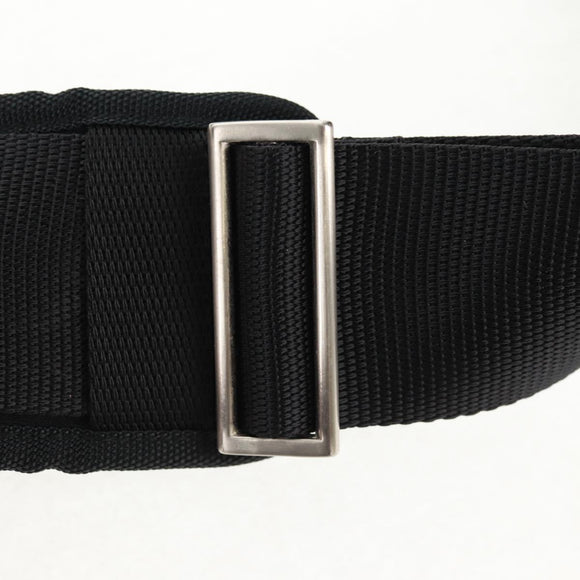 PRADA Sports Shoulder Bag Nylon Black Silver Auth 160515