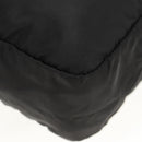 PRADA Shoulder Bag Nylon Black Silver Auth 160516-14
