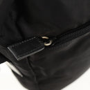 PRADA Shoulder Bag Nylon Black Silver Auth 160516-19