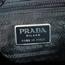 PRADA Shoulder Bag Nylon Black Silver Auth 160516-21