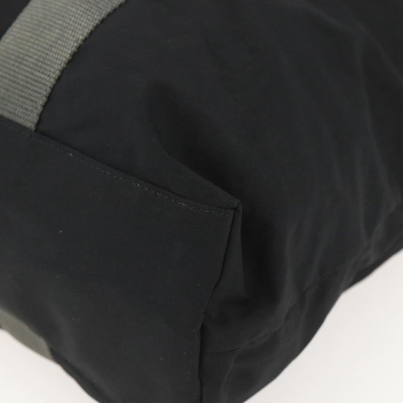 PRADA Sports Hand Bag Nylon Black Silver Auth 160518