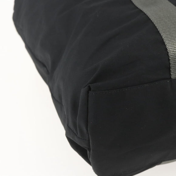 PRADA Sports Hand Bag Nylon Black Silver Auth 160518