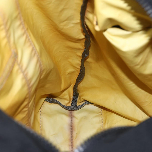 PRADA Sports Hand Bag Nylon Black Silver Auth 160518