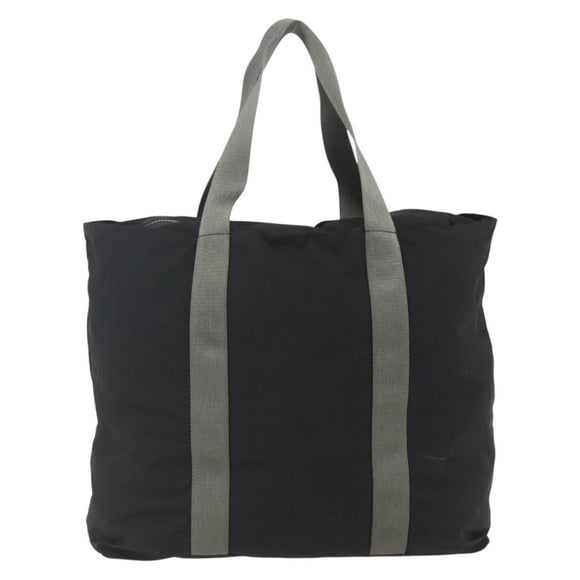 PRADA Sports Hand Bag Nylon Black Silver Auth 160518