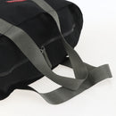 PRADA Sports Hand Bag Nylon Black Silver Auth 160518-7