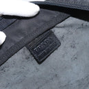 PRADA Pouch Nylon Black Silver Auth 160519-9