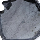 PRADA Pouch Nylon Black Silver Auth 160519-10