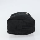 PRADA Pouch Nylon Black Silver Auth 160519-3