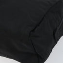 PRADA Pouch Nylon Black Silver Auth 160519-8