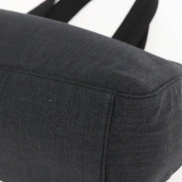 PRADA Sports Backpack Canvas Black Silver Auth 160521