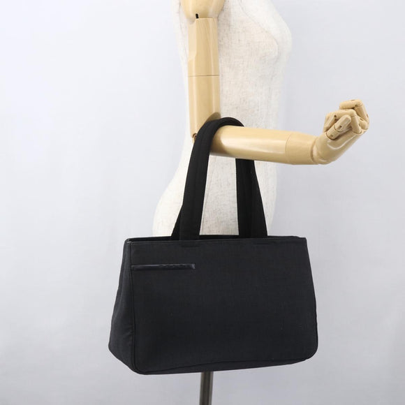 PRADA Sports Backpack Canvas Black Silver Auth 160521