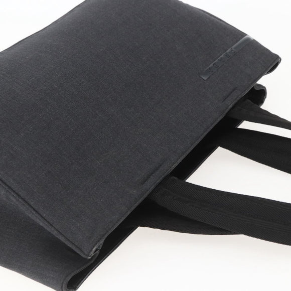 PRADA Sports Backpack Canvas Black Silver Auth 160521