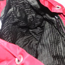PRADA Backpack Nylon Red Silver Auth 160522-22