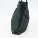 PRADA Hand Bag Nylon Khaki Silver Auth 160524-4