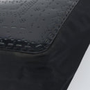 PRADA Hand Bag Enamel Black Silver Auth 160525-9