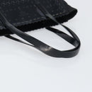 PRADA Hand Bag Enamel Black Silver Auth 160525-7