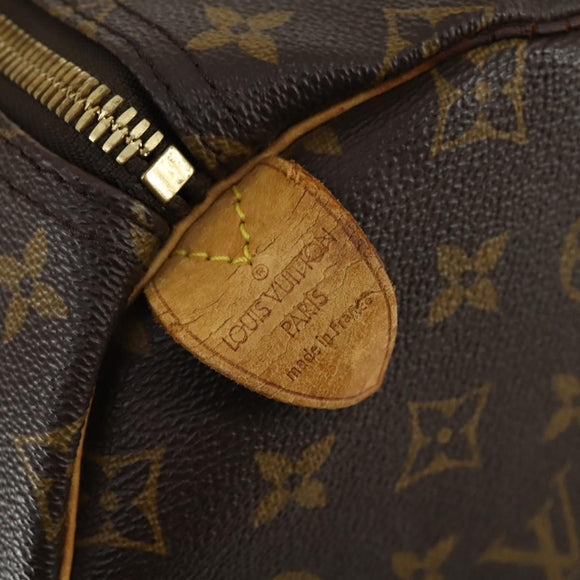 LOUIS VUITTON Monogram Keepall 55 Boston Tasche M41424 LV Auth 160532