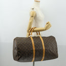 LOUIS VUITTON Monogram Keepall 55 Boston Bag M41424 LV Auth 160532-21