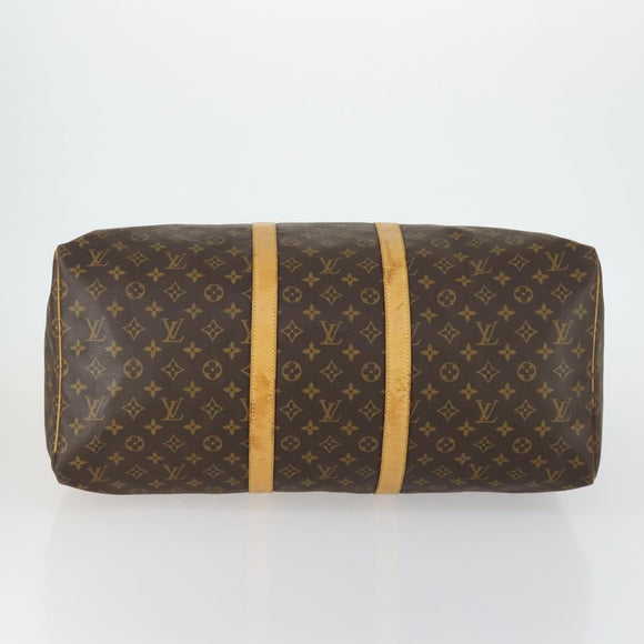 LOUIS VUITTON Monogram Keepall 55 Boston Tasche M41424 LV Auth 160532