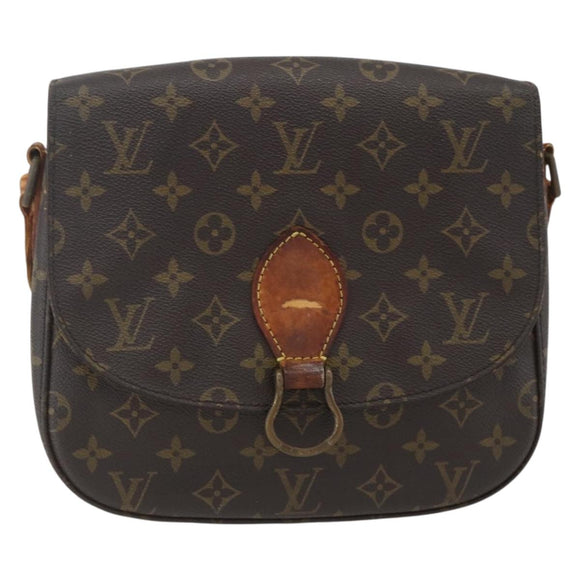LOUIS VUITTON Monogram Saint Cloud GM Shoulder Bag M51242 LV Auth 160542