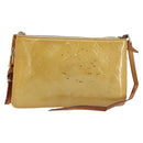 LOUIS VUITTON Vernis Lexington Accessory Pouch Beige M91010 LV Auth 160549-1