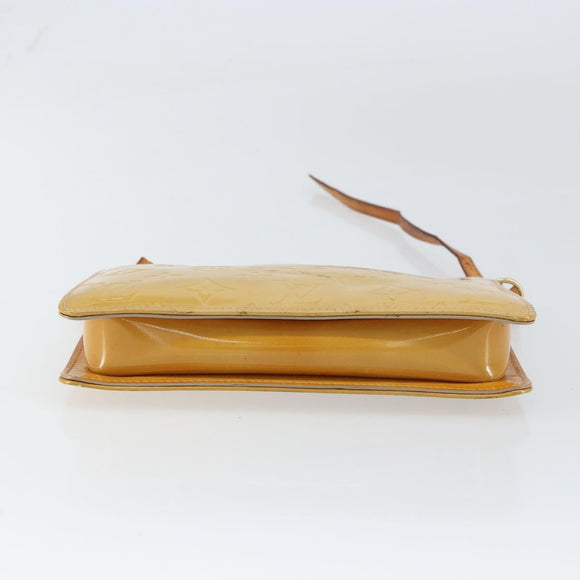 LOUIS VUITTON Vernis Lexington Accessory Pouch Beige M91010 LV Auth 160549