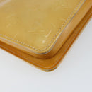 LOUIS VUITTON Vernis Lexington Accessory Pouch Beige M91010 LV Auth 160549-14