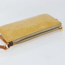 LOUIS VUITTON Vernis Lexington Accessory Pouch Beige M91010 LV Auth 160549-6