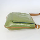 LOUIS VUITTON Vernis Thompson Street Shoulder Bag Baby Blue M91009 Auth 160550-4