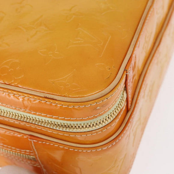 LOUIS VUITTON Monogram Vernis Marley Backpack Yellow M91040 LV Auth 160551