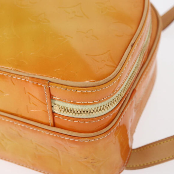 LOUIS VUITTON Monogram Vernis Marley Backpack Yellow M91040 LV Auth 160551