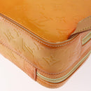 LOUIS VUITTON Monogram Vernis Marley Backpack Yellow M91040 LV Auth 160551-17