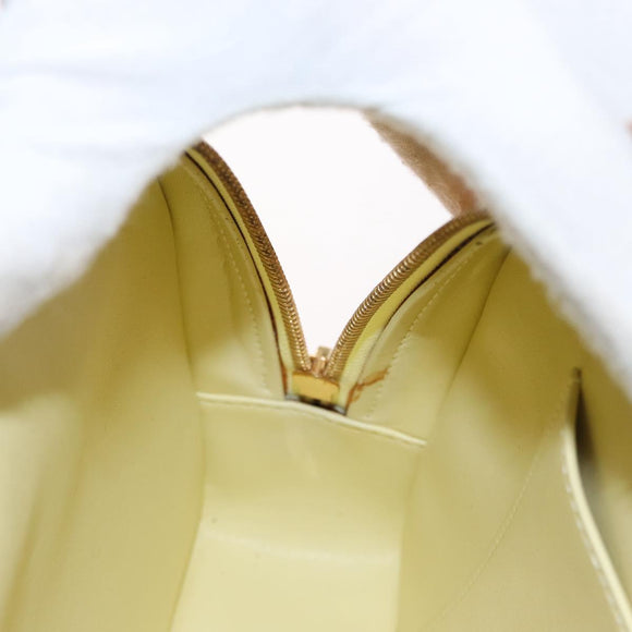 LOUIS VUITTON Monogram Vernis Marley Backpack Yellow M91040 LV Auth 160551