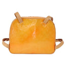 LOUIS VUITTON Monogram Vernis Marley Backpack Yellow M91040 LV Auth 160551-2