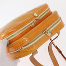 LOUIS VUITTON Monogram Vernis Marley Backpack Yellow M91040 LV Auth 160551-6
